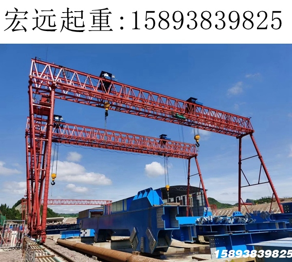 龙门吊常用型号分类 云南普洱全花架龙门吊出租厂家