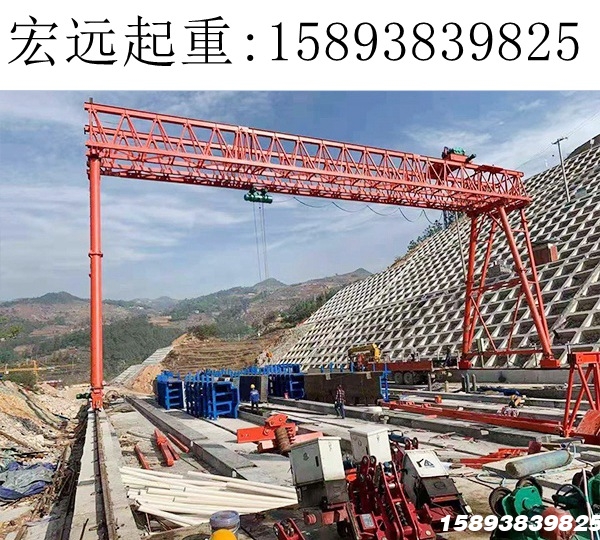 陕西西安龙门吊出租公司总体安装步骤
